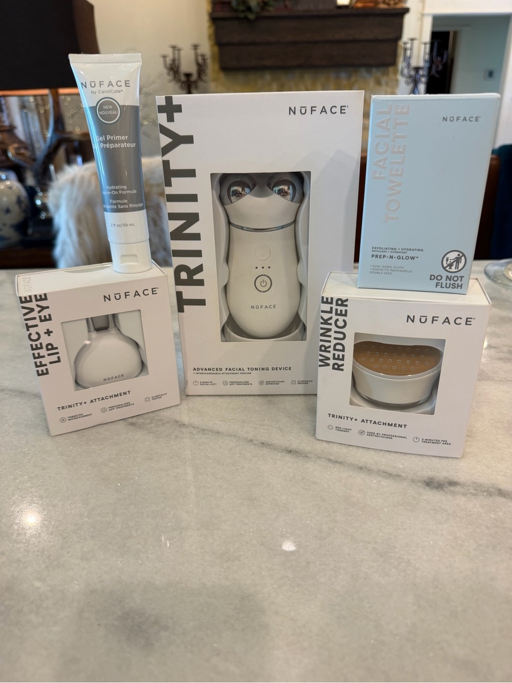 NuFACE Trinity+ Microcurrent Facial Toning Device in White